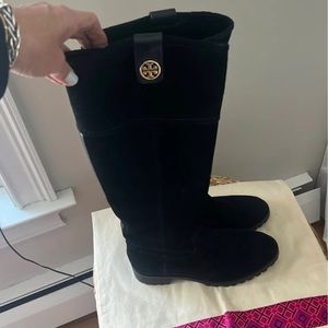 Tory Burch suede boots